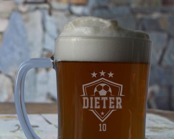 Bierkrug Fußball
